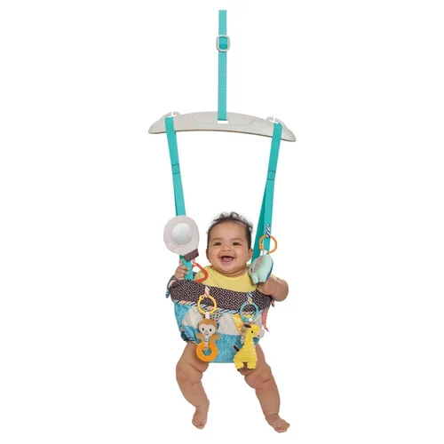 Vista 4 de Infantino Go GaGa Up, Up & Away Deluxe Doorway Jumper