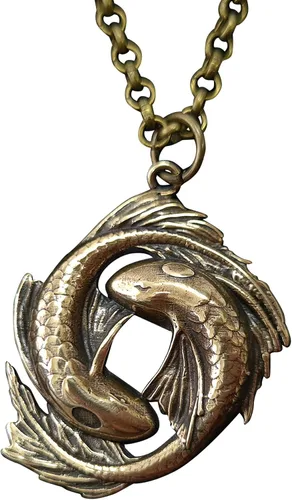 Vista 49 de Collar Yin Yang para hombre, joyería colgante de alta calidad de aspecto antiguo, regalos de Yin Yang, joyería vikinga para hombres