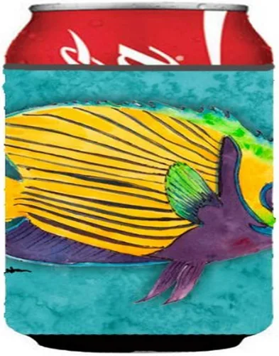 Vista 44 de Caroline's Treasures 8658CC - Funda plegable para bebidas o botellas, contenedor plegable con aislamiento para latas o botellas, multicolor Shells