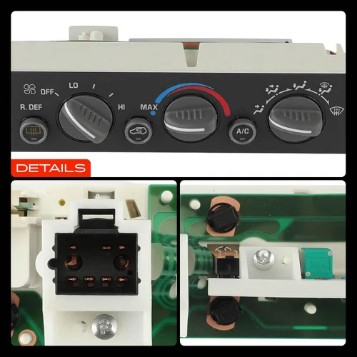 Vista 9 de A-Premium Módulo de Panel de Control de Clima de Calefacción/A/C con Desempañador de Ventana Trasera Compatible con Vehículos Chevy, Cadillac y GMC