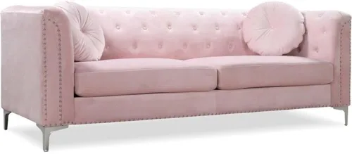 Vista 10 de Glory Furniture Sofá de dos plazas Pompano Velvet en negro