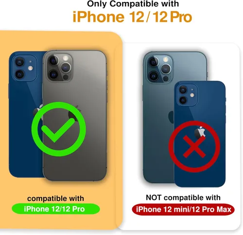Vista 6 de Amazon Basics Funda protectora a prueba de golpes para iPhone 12 mini, transparente