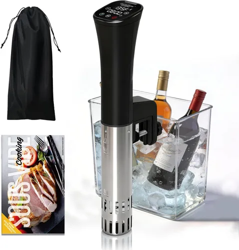 Vista 11 de Cocina Sous Vide, enfriador de vino, 1000 W, máquina Sous Vide para cocina, circulador de inmersión, kit de Sous Vide con bolsas de vacío, bomba
