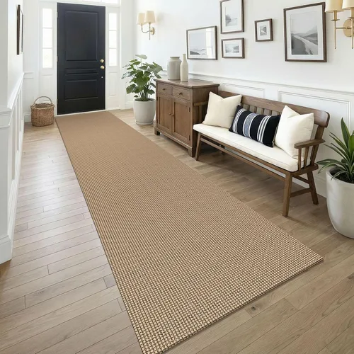 Vista 64 de KOZYFLY - Tapete para puerta de interior, lavable, pequeña, antideslizante, con respaldo de goma, felpudo de algodón para el hogar, color negro