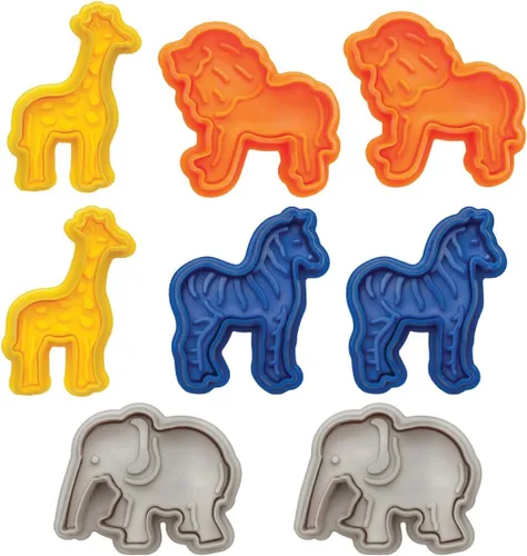 Vista 10 de Cortadores de galletas Animal Cracker de Mrs. Anderson's Baking, libres de BPA, juego de 4
