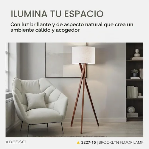 Vista 2 de Adesso – Lámpara de mesa/piso