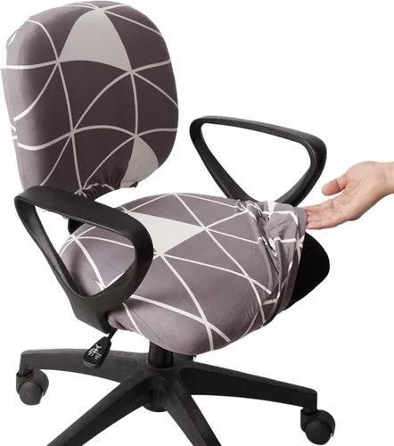 Vista 36 de Melaluxe Funda para silla de oficina de computadora, funda universal protectora y elástica para silla giratoria elástica