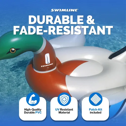 Vista 2 de SWIMLINE Original Giant Inflatable Pool Float Floatie Ride-On