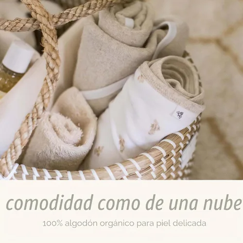 Vista 4 de Burt's Bees Baby Paños para bebés, 100% algodón orgánico de 9 x 9 pulgadas Tejido de rizo en la nube