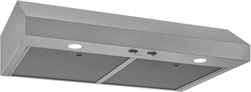 Vista 13 de Broan-NuTone Campana extractora negra de 30 pulgadas para debajo del gabinete, potencia silenciosa de confianza con 350 CFM, 1.5 Sones para una Negro
