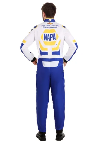 Vista 2 de Disfraz de hombre Uniforme NASCAR de Chase Elliott NAPA Multicolor