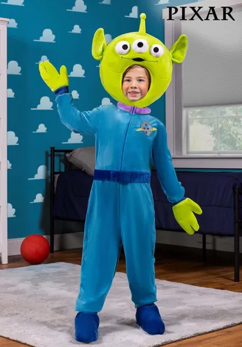 Vista 2 de Disney y Pixar Toy Story - Disfraz de alienígena para niños