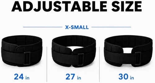 Vista 8 de W8FIT Cinturón Ajustable con Peso para Caminar y Hacer Ejercicio
