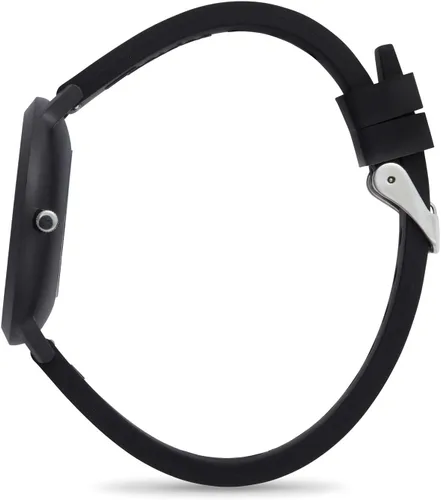Vista 3 de Reloj Speidel Eco Color Pop de plástico reciclable con correa de silicona reciclable de 18mm Negro