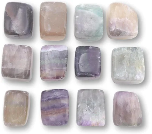 Vista 8 de NatureWonders - Obsidiana negra con 12 piedras curativas de color natural, acabado con cera de abejas, protección psíquica a tierra, liberación