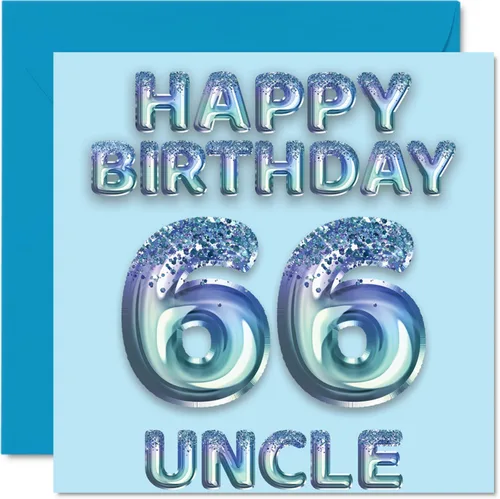 Vista 320 de Stuff4 Tarjeta de primer cumpleaños para niños, globo de fiesta con purpurina azul, tarjetas de feliz cumpleaños para niño de 1 año, nieto, hijo, 57