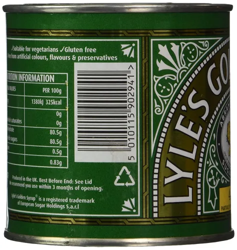 Vista 4 de Tate & Lyle Golden Jarabe - Caja de 12 recipientes de 16.01 oz