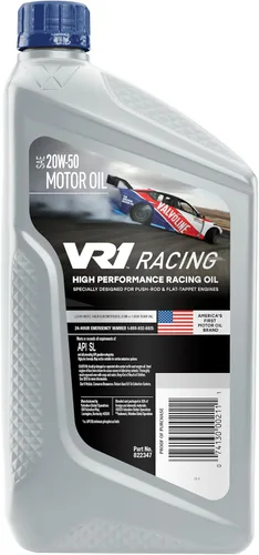 Vista 3 de Valvoline Aceite de motor VR1 Racing SAE 20W-50 de 1 cuarto de galón, caja de 6
