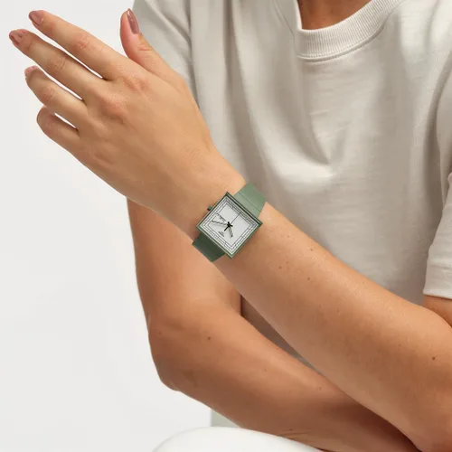 Vista 10 de Swatch What If Green Men's Watch SO34G700