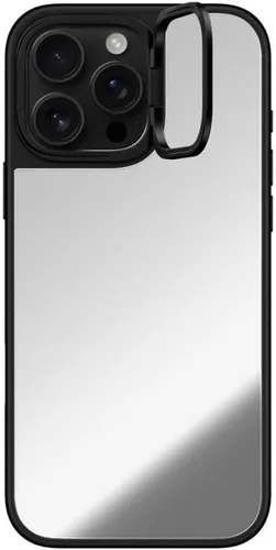 Vista 39 de CASETiFY Funda de espejo para iPhone Air [Reflejante/Compatible con Magsafe / Protección contra caídas de 4.9 pies de grado militar 1X] - Negro