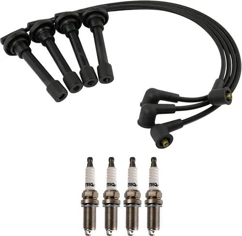 Vista 3 de Kit de bujías de chispa TRQ 5 piezas de bujías de iridio Compatible con Acura Integra 1992-2001 1999-2000 Honda Civic 1994-1995 Civic del Sol