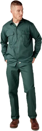 Vista 33 de Dickies Camisa de trabajo de manga larga para hombre Air Force Blue V1