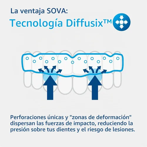 Vista 6 de SOVA Night Guard SOVA AERO 1.6mm Night Guard Custom-Fit Dental Botter Guard, Sólo guardia de la boca