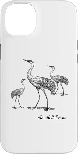 Vista 15 de Sandhill Crane Bird Ornithology Case for iPhone 17