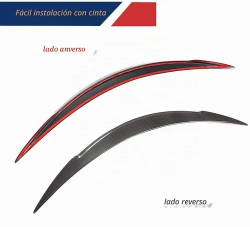 Vista 5 de Model S Carbon Fiber Trunk Spoiler for Tesla Model S 2012-2026