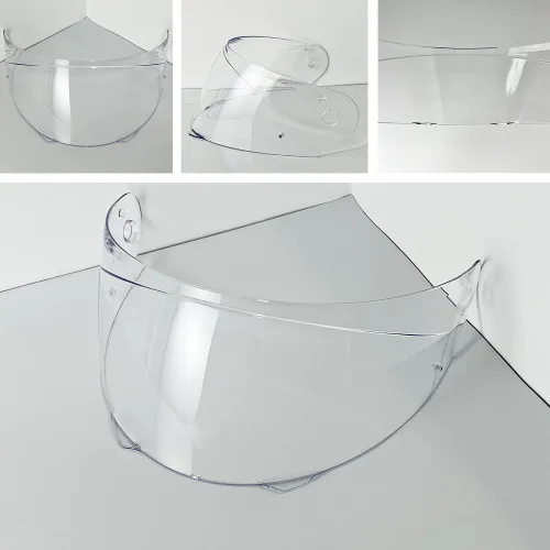 Vista 2 de BSTOP Visera de casco HJ-33 para HJC i90 Shield de repuesto con protección UV accesorios para casco (claro día y noche)
