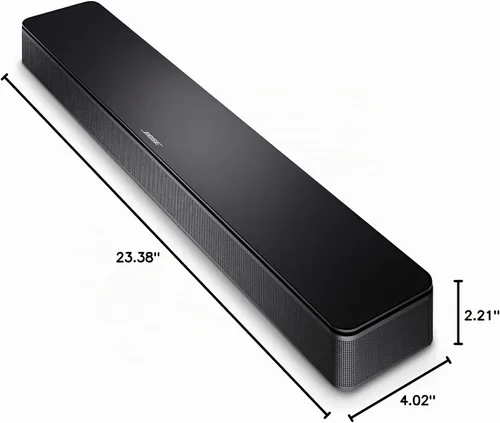 Vista 3 de Bose Altavoz de TV - Barra de sonido para TV con conectividad Bluetooth y HDMI-ARC, barra de sonido compacta todo en uno, incluye control remoto