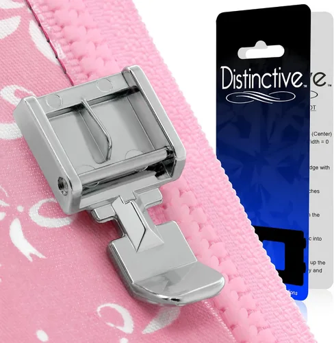 Vista 16 de Distinctive 1 – 4 (cuarto de pulgada) Quilting máquina de coser prensatelas para guía de borde con – Compatible con todos los vástagos Snap-On