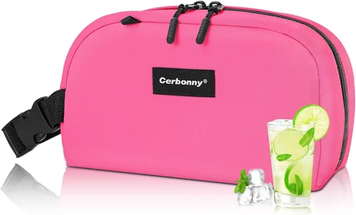 Vista 22 de Cerbonny Pequeña bolsa refrigeradora, bolsa de almuerzo congelable para niños y adultos, pequeña bolsa aislada, mini bolsa portátil para aperitivos