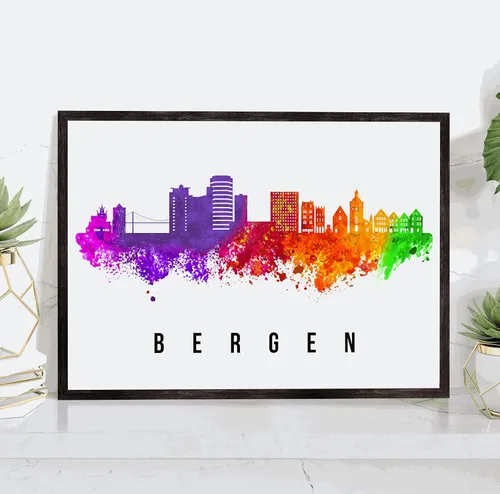 Vista 39 de Póster de Kazan Skyline Rusia, pintura de paisaje urbano de Kazan, póster de Rusia, paisaje urbano de Kazán y estampado de monumentos, arte de pared