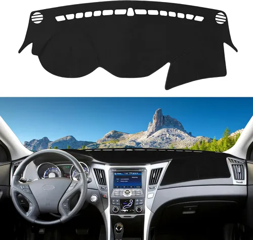 Vista 49 de Tapete de cubierta de salpicadero personalizado para Mazda3 Hatchback, Sedan 2019-2024 2025 2026 (sin HUD), protector antideslizante