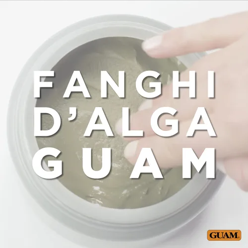 Vista 3 de Guam Barro de algas calientes anticelulíticas – Fórmula original para esculpir muslos y piernas – Tratamiento de estiramiento de la piel (35.27 oz)