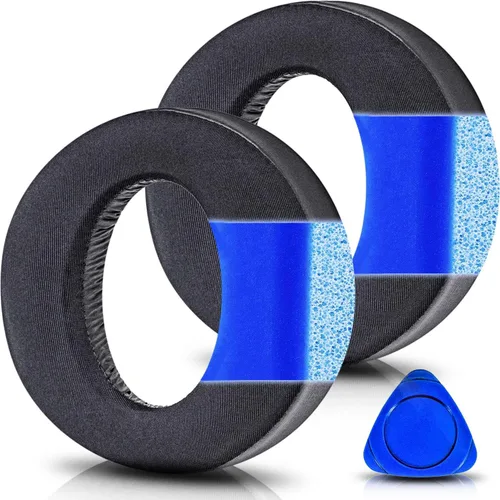 Vista 9 de Almohadillas de repuesto para PS5 para PlayStation 5 Pulse 3D PS5 - Almohadillas para los oídos PS5 (malla transpirable)