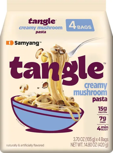 Vista 9 de Tangle Bulgogi Alfredo - Pasta instantánea, 0.53 oz de proteína