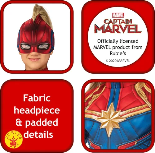 Vista 3 de Rubies Traje de héroe de lujo para niños talla M