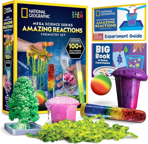 Vista 9 de National Geographic Mega Science Lab - Kit para niños con 75 experimentos fáciles, con ciencia de la tierra, conjunto de química y proyectos STEM