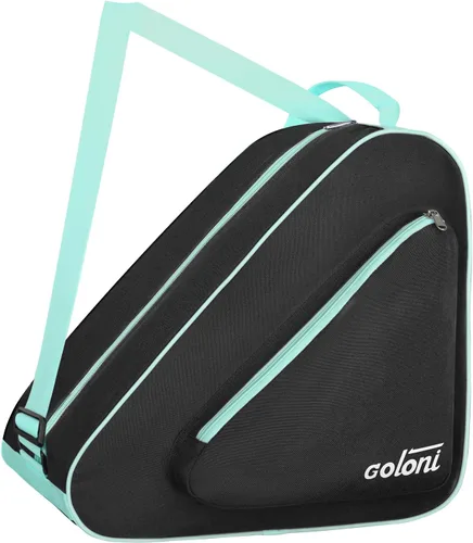 Vista 10 de Goloni Bolsa de patinaje para patines de hielo, patines en línea, patines y cuádruples, bolsa de equipo de patinaje unisex para adultos