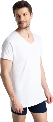 Vista 2 de Fruit of the Loom Eversoft - Camiseta de algodón con cuello en V para hombre