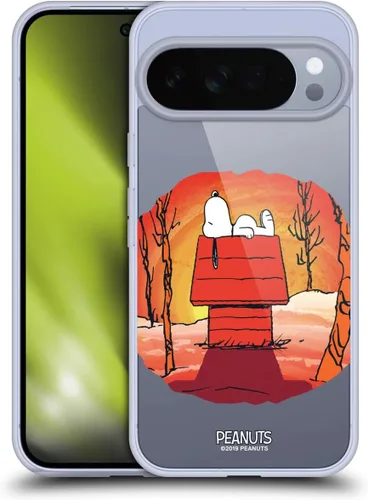 Vista 127 de Head Case Designs Funda de gel Spooktacular con licencia oficial de Peanuts Linus y Snoopy [protección de grado militar] compatible con Google Pixel