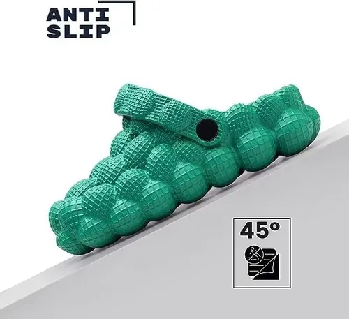 Vista 3 de LEPHYON Sandalias de burbujas para niños Zapatos de pelota de golf Zuecos Gargen para niñas Pantuflas divertidas para niños, cómodas