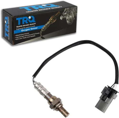Vista 381 de TRQ Sensor de Oxígeno O2 de 4 Hilos de Banda Estrecha Compatible con VW Atlas 2.0L 2018-21, VW GTI 2.0L 2016-18, Audi A3 Quattro 2.0L 2015-18, VW
