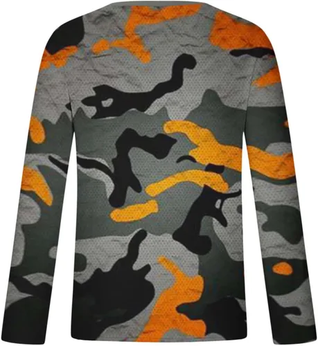 Vista 4 de Airsoft Print Pullover For Men Outdoor Quick Dry Tactical Shirts Casual Long Sleeve 3D Pattern Gym Sport Sweatshirt