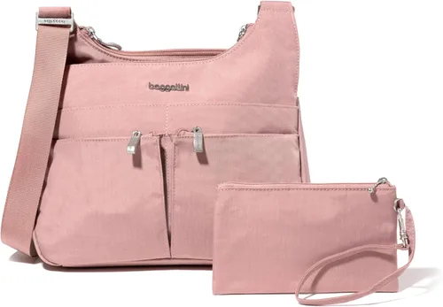 Vista 14 de Baggallini Crossbody Travel Bag 11x8.5 Lightweight Water-resistant Nylon Handbag Manzana