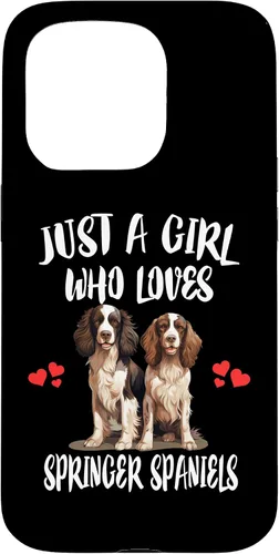 Vista 14 de Just A Girl Who Loves Springer Spaniels Dog Case for iPhone 17