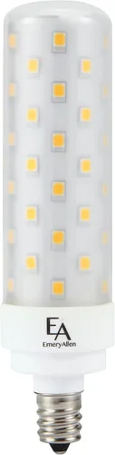 Vista 10 de EmeryAllen - Bombilla LED regulable con base E12, 2.5 vatios (equivalente a 20 W) 120 V - 250 lúmenes 2700 K 1 unidad