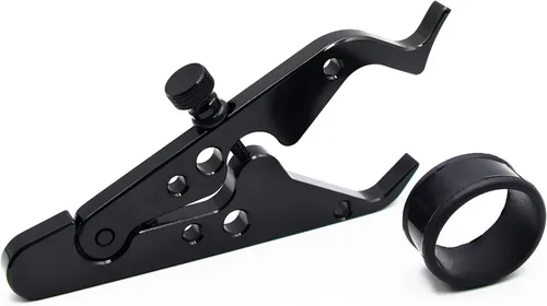 Vista 3 de Control de crucero de motocicleta,Muñeca de asistencia universal del acelerador Abrazadera de bloqueo de mano de aluminio con anillo de silicona